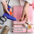 50PCS Mini Hot Glue Sticks - Mini Glue Gun Sticks, 4" Long x 0.27" Diameter, Clear Hot Glue Sticks Small for Fabric,Wood,Paper,Metal,Plastic...