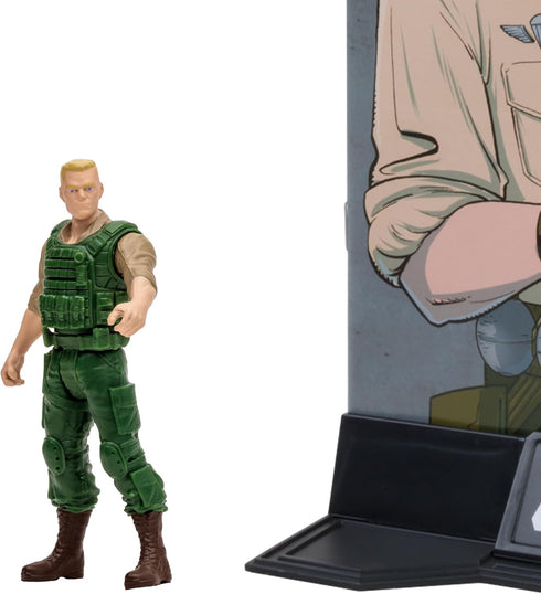 McFarlane Toys - G.I. Joe Page Punchers 2pk Duke and Snake Eyes 3in Action Figures with 2 Comics...