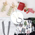 PH PandaHall about 100 Pcs Iron Ribbon Bracelet Bookmark Pinch Crimp Clamp End Findings Cord Ends Fasteners Clasp Leather Crimp Ends 5 Sizes Lengt...