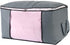 Jumbo Zippered Storage Bag for Closet King Comforter, pillow, quilt, bedding, Clothes, Blanket Organizers with Large Clear Window & Carry Handles ...