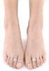 DOMG Gel Hammer Toe Crest Cushions, Right/Left Hammertoe Gel Support Pads, Straightener and Corrector for Curled, Curved, Crooked, Overlapping, Cl...