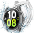 Miimall Waterproof Case for Samsung Galaxy Watch 4 & 5 40mm Protective Bumper Case with Tempered Glass Screen Protector, No Fog Hard PC Cover for ...