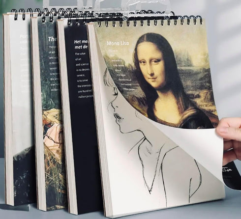 9" x 12" Sketch Book, Top Spiral Bound Sketch Pad,90-Sheets (68lb/100gsm), Acid Free Art Sketchbook Artistic Drawing Painting Writing Paper for Ar...