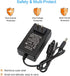 12V 2.5A Power Adapter - COOLM AC 100-240V to DC 12V 2500mA Power Supply Transformer Charger 12V/2.5A for?Analog DVR NVR HVR CCTV Security Camera/...
