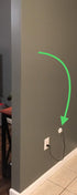 1.20" ID Cable Pass Through Wall Port 3 5/8" - 5 1/4" Wall Thickness (White) - Pass Cables from one Side of a Wall or Barrier to The Other....