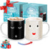 IPOW 2 Pack Color Changing Mug Magic Mug Heat Changing Mugs For Morning Coffee Tea Milk Ceramic Coffee Mugs Heat Sensitive Mug for All Holliday Sp...