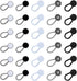 30pcs, Collar Extenders,Elastic Button Extender for Dress Shirts,Invisible Neck Extender, Button Extenders for Men and Woman for Dress, Shirts,Sui...