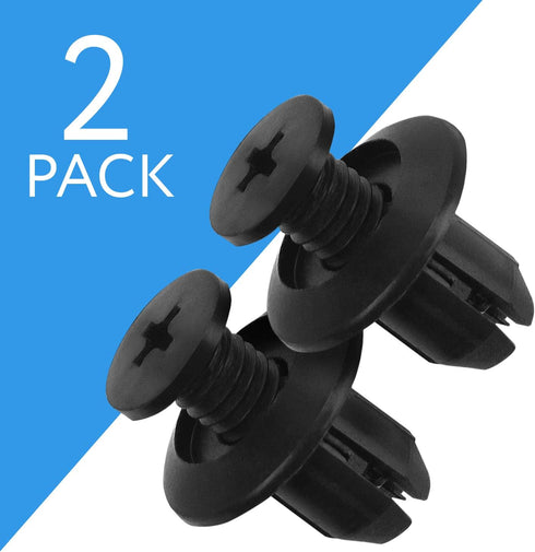 2-Pack Dishwasher Kick Plate Trim Retainer - Whirlpool Compatible - Compare to WPW10503548 Compatible clip for with Kenmore, Kitchenaid, Whirlpool Fastener - 2 Clips