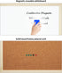 GDMINLO 16.5"x12.6" Dry Erase Cork Board, Bulletin Combination Board, Notice Pin Board, Memo Board, Wall Mounted Dry Erase Board Vision Board for ...
