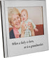 Lawrence Frames When a Baby is born so is a Grandmother Silver Plated 6x4 Picture Frame (507764)...