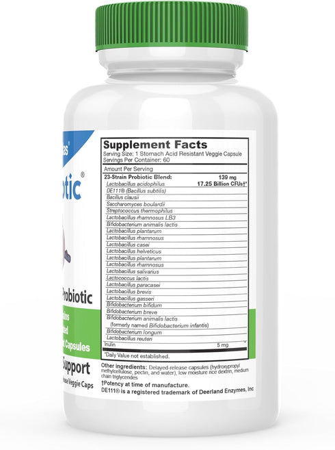 DrFormulas' Best Probiotics for Women & Men | Nexabiotic Multi Probiotic with Saccharomyces Boulardii, Lactobacillus Acidophilus, B. infantis, Pre...