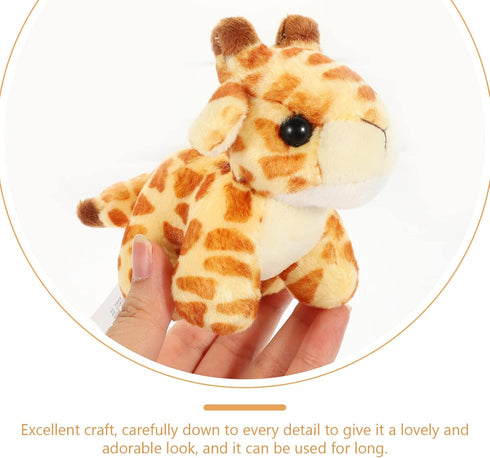 Toyvian Giraffe Keychains Plush Animals Keyring Stuffed Pet Animals Keychain Charm Handbag Pendant for Bag Purse Wallet...