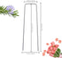 Garden Stakes, 6 Inch Galvanized Steel Landscape Staples, U-Shaped Ground Stakes, Stakes for Landscaping Securing Weed Barrier Fabric, Irrigation ...