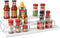3 Tier Spice Rack Organizer - Expandable 3-Level Seasoning & Spice Organization for Cabinet, Pantry, Kitchen Countertop - Adjustable Length with S...
