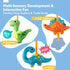 hahaland Car Seat Toys for Babies 0-6 Months Boy - Baby Toys 0-6 Months - Rattle, Mirror, Crinkle, Squeaky, Developmental Carseat Stroller Travel ...