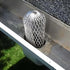 4 Pcs Gutter Downspout Guards 3.5 Inch Aluminum Leaf Filter Strainer Expandable Gutter Downspout Protector for Preventing Blockage Leaves Debris...