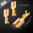 Twidec/100PCS 7.8mm Female Spade Connector Quick Splice Crimp Terminals Non Insulated Wire Connector for Electrical Wiring Relay Car Audio Speaker...