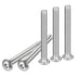 M4-0.7x35mm Button Head Socket Cap Screws - 50Pack - Good for Machine - 304 Stainless Steel 18/8 - Hex Drive Full Thread Fasteners...