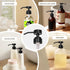 Stainless Steel Soap Brushed Nickel Dispenser Pump Replacement Bathrooom Countertop for Hand Wash &Soap, Kitchen Dish Soap, Syrup (1, Black)...
