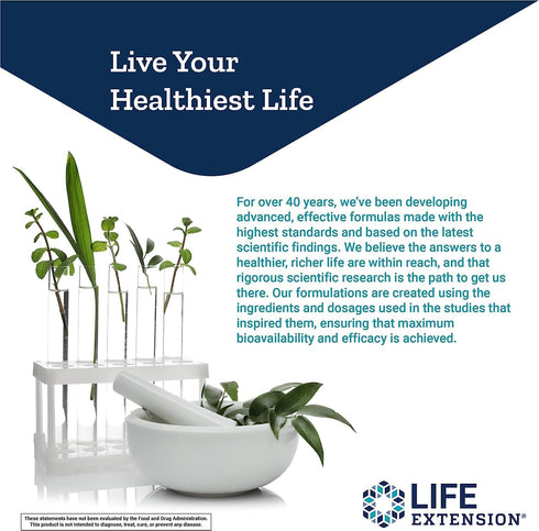 Life Extension Dopamine Advantage - Phellodendron Bark Extract Supplement with Vitamin B12 - for Youthful Dopamine Levels and Brain Health - Glute...