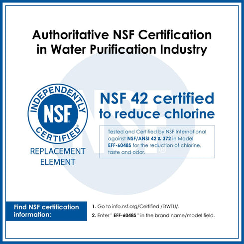 Waterdrop XWF NSF Certified Replacement for GE® XWF Refrigerator Water Filter, 1 Filter (Package may vary)