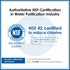 Waterdrop XWF NSF Certified Replacement for GE® XWF Refrigerator Water Filter, 1 Filter (Package may vary)