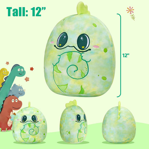 Glow Guards Original 12" Chameleon Plush Pillow Cute Lizard Stuffed Animal Soft Chameleon Plush Toy Stuffed Animals Lizard Birthday Gift for Boys ...