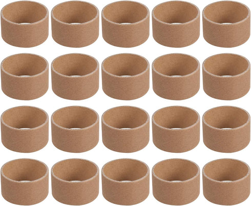 20pcs Kraft Paper Craft Tube Open-Ended DIY Round Paperboard Tubes Cardboard Rolls Painting Drawing Supply for Arts Crafts Project Accessories (Br...