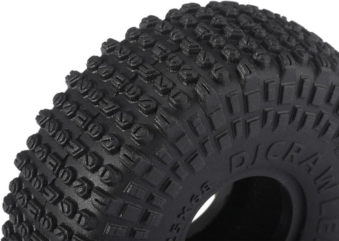 Super Soft Sticky 1.0 Wheel Tires Mud Stud Tires 68 * 25mm for TRX4M 1/18 1/24 RC Crawler Axial SCX24 FMS FCX24 RC Car Upgrade, Comes with Double ...
