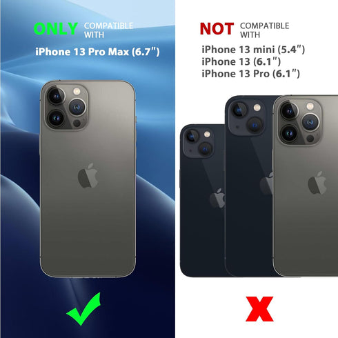 CACOE Magnetic Case for iPhone 13 Pro Max 6.7 inch-Compatible with MagSafe & Magnetic Car Phone Mount,Anti-Fingerprint TPU Thin Phone Cases Cover ...