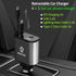 Retractable USB C Car Charger 4-in-1, 120W with 2.6ft Type C Cable, QC 3.0 & PD 3.0 Super Fast Charging for iPhone 12/13/14/15, Samsung Galaxy, iP...