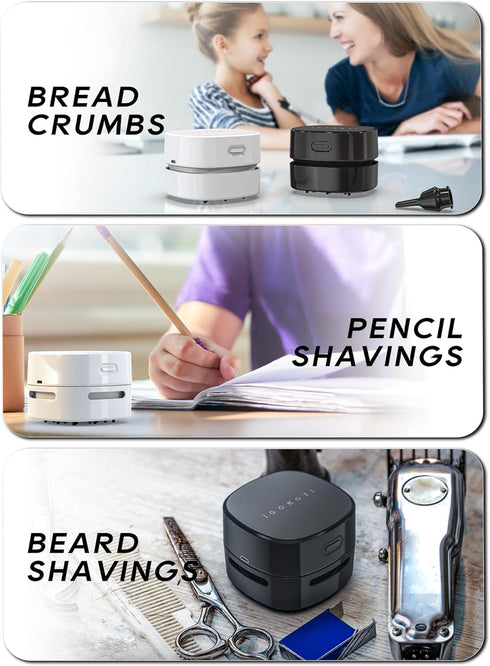 IGOKOTI Desk Vacuum, Mini Vacuum Cleaner, Tabletop Vacuum Cleaners Battery Operated Handheld Design (no Battery Included)...