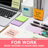 Sticky Notes Pads, 600 Sheets, 3x3 Inches, It is Perfect to Post for Office, Home and School, 12 Pads 12 Colors Sticky Notes Bulk...
