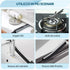 Crevice Cleaning Brush, Bathroom Tile Groove Gap Cleaning Brush,Premium Crevice Cleaning Tool Aluminum Support with 15° Angle Magic Brush, Thin Cl...