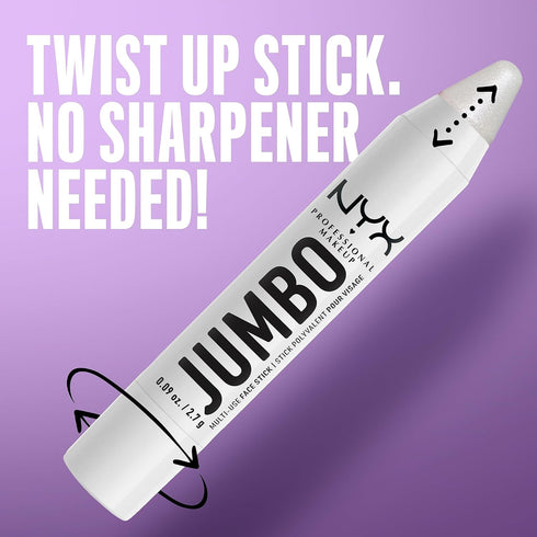 NYX PROFESSIONAL MAKEUP, Jumbo Multi-Use Face Highlighter Stick - Vanilla Ice Cream...