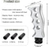 1 PC Car Manual Gear Shift Knob, Knife Handle Decoration Comfortable Grip Modified Gear Shifter with Adapter, Resin + Metal Gear Lever Wave Stick ...