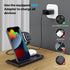 Wireless Charging Station, 3 in 1 Foldable Wireless Charger Stand, Wireless Charging Stand for iPhone 13/12/12 Pro/12 Pro Max/11/XS Max/XS/XR/X/8P...