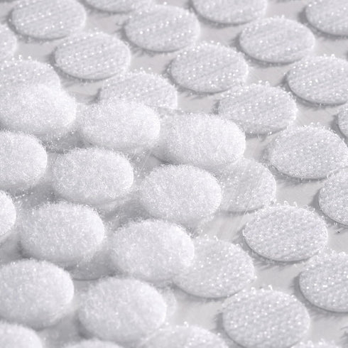 1000 Pcs (500 Pairs) 0.59inch Diameter Hook and Loop Fastener Self Adhesive Round Circle Sticky Sticker Dots for Arts and Crafts School Classroom ...