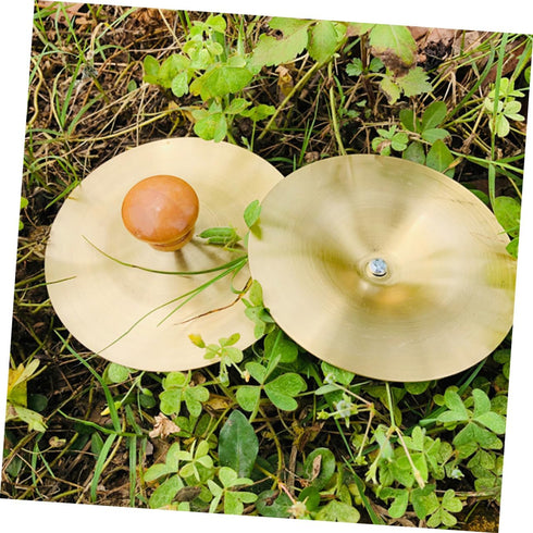 4pcs Children's Percussion Instrument Mini Cymbals Mini Hand Bells Small Cymbals Kids Mini Cymbal Brass Cymbals Copper Cymbals Hand Cymbals Toys M...