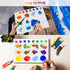 20 Well Watercolor Paint Tray Palette Pallet Acrylic Painting Mixing Plastic Artist Large Square Palette, 13 x 10 Inches, White, 1PCS...