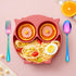 LIANYU 9-Piece Rainbow Toddler Spoons, Kids Baby Spoons Self Feeding, Stainless Steel Children Silverware Set for 2-10 Year Old, Preschooler Cutle...