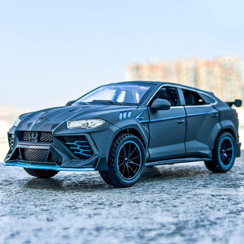 Compatible for 1/32 Lambo Urus Model Car Diecast Collectible Pull Back Toy Car with Light and Sound Toy Vehicle for 3+ Year Old Kids Boys Gift Gra...