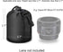 Selens Small Drawstring Lens Pouch Black Neoprene DSLR Camera Lens Bag Compatible with Sony Olympus Panasonic...
