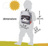 Diono Unisex Baby Safety Rein and Backpack, Gray, 1 Count (Pack of 1)...