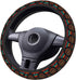 Native American Steering Wheel Cover, Red Auto Steering Wheel Protector Universal Car Accessories Neoprene Interior Decor Protection 15 Inch Fit U...