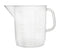 EISCO Plastic Pitcher, 2000mL (2L) - Short Form, Euro Design - Molded Graduations - Chemical Resistant & Autoclavable Polypropylene - Measuring Ju...