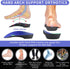3/4 Arch Support Insoles for Men and Women, Plantar Fasciitis Insoles, Orthotic Inserts for Flat Feet Over-Pronation, Rigid High Arch Support Shoe...