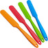 4 Pcs Silicone Spatula Set Heat Resistant Cake Cream Butter Spatulas Mixing Batter Scraper Non-Stick Flexible Baking Cooking Tool...