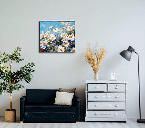 CAYUDEN Paint by Number for Adults, 16" x 20" Flowers Acrylic Paints by Numbers for Adults Beginner Kids Color Painting by Numbers on Canvas with ...