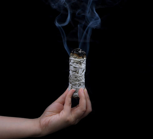 White Sage Smudge Sticks - 6 - 4" Sage Bundles - Perfect Sage Stick Smudge Sticks Smudging Kit Replenishment...